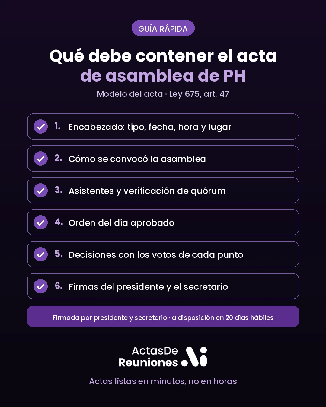modelo de acta de asamblea